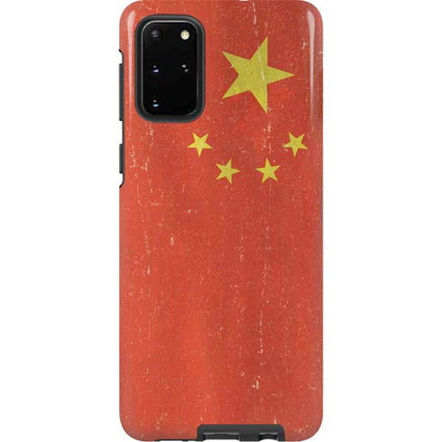 Chinese Flag Distressed Galaxy S20 Plus Pro Case