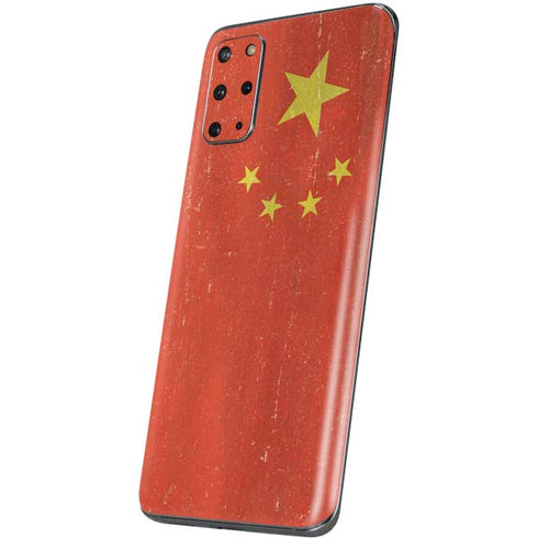 Chinese Flag Distressed Galaxy S20 Plus Skin