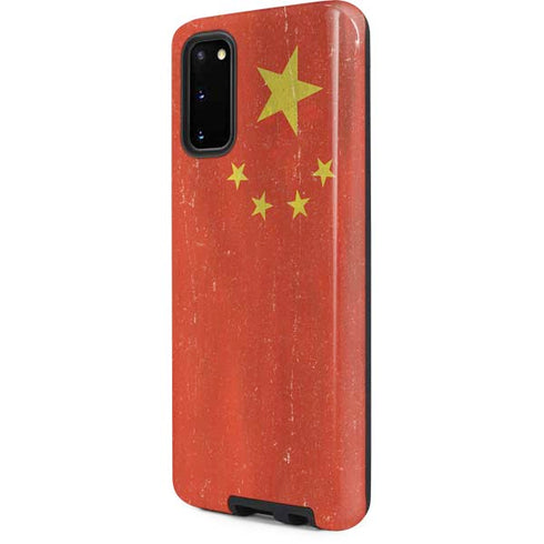 Chinese Flag Distressed Galaxy S20 Pro Case