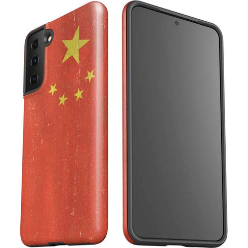 Chinese Flag Distressed Galaxy S21 Plus 5G Pro Case