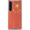 Chinese Flag Distressed Galaxy S23 Clear Case
