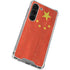 Chinese Flag Distressed Galaxy S23 Clear Case