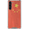 Chinese Flag Distressed Galaxy S23 Plus Clear Case