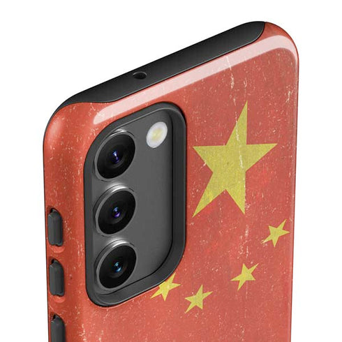 Chinese Flag Distressed Galaxy S23 Pro Case