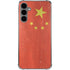 Chinese Flag Distressed Galaxy S24 Plus Clear Case