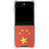 Chinese Flag Distressed Galaxy Z Flip5 5G Clear Case