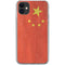 Chinese Flag Distressed iPhone 11 Clear Case