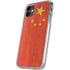 Chinese Flag Distressed iPhone 11 Clear Case