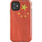 Chinese Flag Distressed iPhone 11 Impact Case