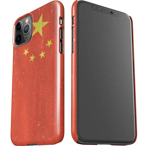 Chinese Flag Distressed iPhone 11 Pro Lite Case