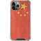 Chinese Flag Distressed iPhone 11 Pro Max Clear Case