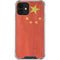 Chinese Flag Distressed iPhone 12 Clear Case