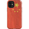 Chinese Flag Distressed iPhone 12 Mini Impact Case