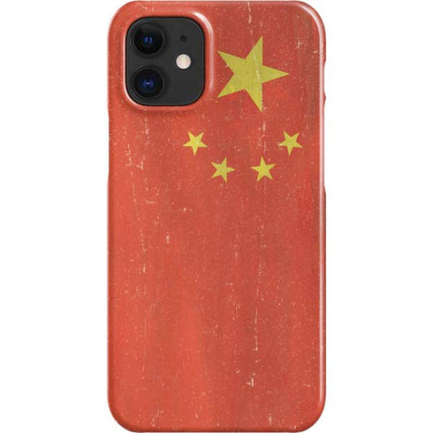 Chinese Flag Distressed iPhone 12 Mini Lite Case