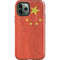 Chinese Flag Distressed iPhone 12 Pro Impact Case