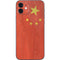Chinese Flag Distressed iPhone 12 Skin