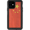 Chinese Flag Distressed iPhone 12 Waterproof Case