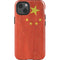 Chinese Flag Distressed iPhone 13 Impact Case