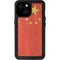 Chinese Flag Distressed iPhone 13 Mini Waterproof Case