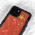Chinese Flag Distressed iPhone 13 Mini Waterproof Case