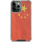 Chinese Flag Distressed iPhone 13 Pro Max Clear Case