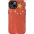 Chinese Flag Distressed iPhone 14 Plus Impact Case