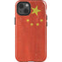 Chinese Flag Distressed iPhone 15 Impact Case
