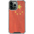 Chinese Flag Distressed iPhone 15 Pro Max Clear Case