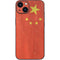 Chinese Flag Distressed iPhone 14 Skin