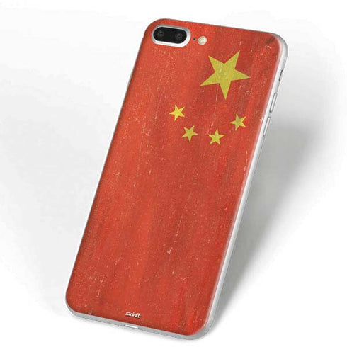 Chinese Flag Distressed iPhone 7 Plus Skin