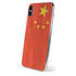 Chinese Flag Distressed iPhone X Skin