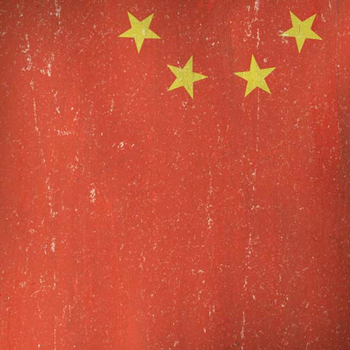 Chinese Flag Distressed iPhone X Skin