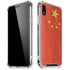 Chinese Flag Distressed iPhone XR Clear Case