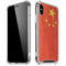 Chinese Flag Distressed iPhone XS Max Clear Case