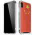 Chinese Flag Distressed iPhone XS Max Clear Case