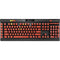 Chinese Flag Distressed K95 RGB PLATINUM Mechanical Gaming Keyboard Skin