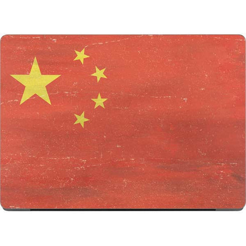 Chinese Flag Distressed MacBook Pro 14in (2021-24) Skin