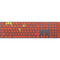 Chinese Flag Distressed Magic Keyboard with Numeric Keypad Skin