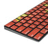 Chinese Flag Distressed Magic Keyboard with Numeric Keypad Skin