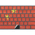 Chinese Flag Distressed Magic Keyboard with Numeric Keypad Skin