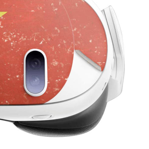 Chinese Flag Distressed Meta Quest 3 Skin