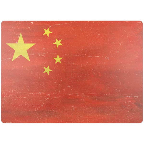 Chinese Flag Distressed Surface Laptop 4 15in Skin