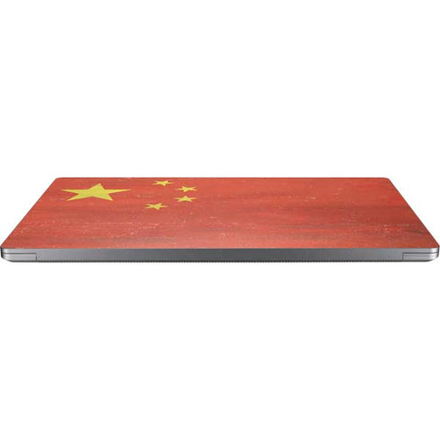 Chinese Flag Distressed Surface Laptop 4 15in Skin