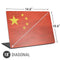 Chinese Flag Distressed Universal Laptop 18in (14.6 x 10.6in) Skin