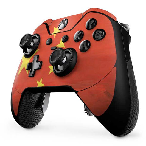 Chinese Flag Distressed Xbox One Elite Controller Skin