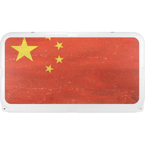 Chinese Flag Distressed YETI Tundra 65 Hard Cooler Skin