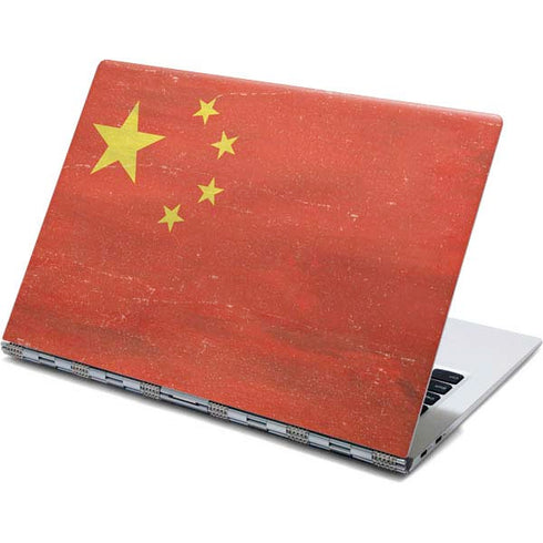 Chinese Flag Distressed Yoga 910 2-in-1 14in Touch-Screen Skin