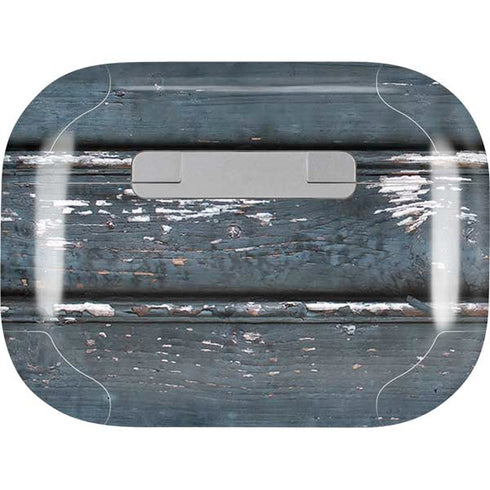 Chipped Blue Wood AirPods Pro 2nd Gen Skin