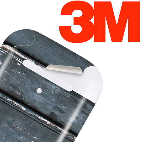 Chipped Blue Wood Apple AirPods 2 Skin