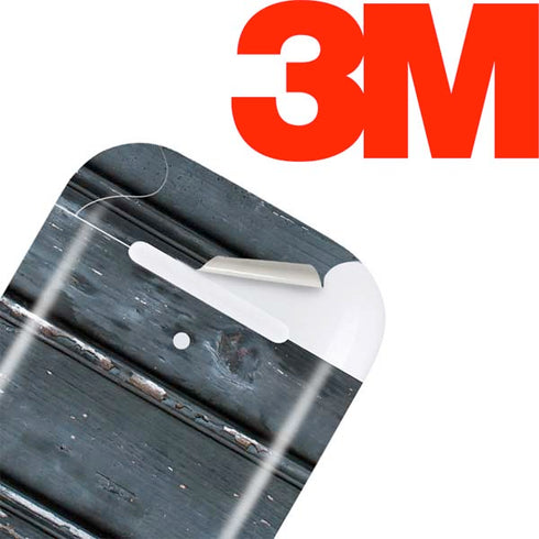 Chipped Blue Wood Apple AirPods Skin